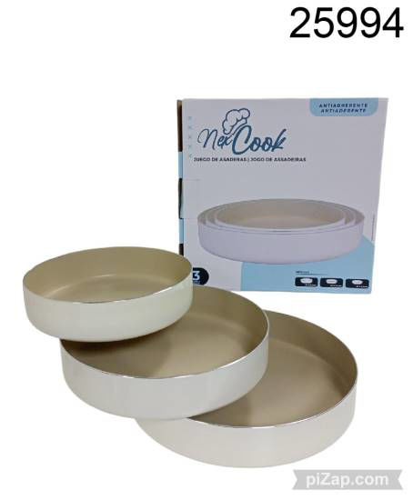 Imagen de SET ASADERAS ANTIADHERENTES X3 3.26